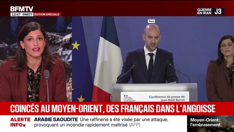 Guerre au Moyen-Orient: "Il y a une recrudescence des inscriptions au (dispositif) Fil d'Ariane et sur le registre des Français de l'étranger", indique Éléonore Caroit