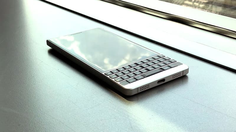 Le clavier du Blackberry Key2