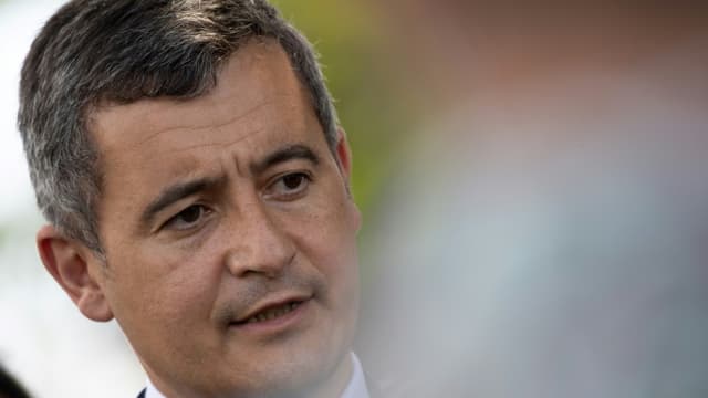 Gérald Darmanin le 28 mai 2021 à La Chapelle-sur-Erdre