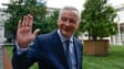 Bruno Le Maire salue les collaborateurs de Bercy avant de faire son discours d'adieux au ministère de l'Économie, jeudi 12 septembre.