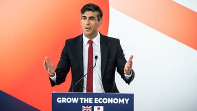 Rishi Sunak, Premier ministre britannique, le 18 mai 2023 à Tokyo