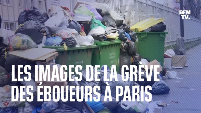 À Paris, la grève des éboueurs fait s'accumuler les poubelles dans les rues