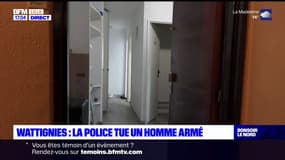 Wattignies: un homme "menaçant" et armé d'un couteau abattu à son domicile