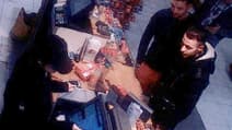 Image vidéo d'une caméra de surveillance d'une station-services à Ressons, dans le nord de Paris, montrant Salah Abdeslam (d et Mohamed Abrini (c), le 11 novembre 2021, deux jours avant les attentats du 13 novembre