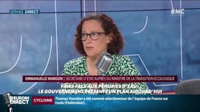 "Nous souhaitons multiplier par deux la quantité d'eau de pluie réutilisée" annonce la secrétaire d'Etat, Emmanuelle Wargont