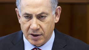 Benjamin Netanyahu lors à Jérusalem le 30 mars 2014.