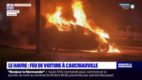 Le Havre: une voiture prend feu au niveau d'un parc pour enfants