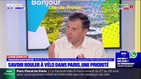 Teodoro Bartuccio, directeur du Paris Cycliste Olympique et de l'association "Mon vélo est une vie", souhaite la mise en place d'équipements pour former les jeunes au vélo