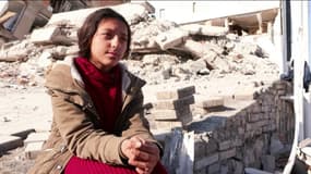 Rada 11 ans, ici à Alexandrette, a survécu aux séismes qui ont frappé le Sud-Est de la Turquie début février 2023