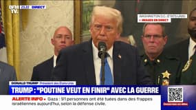 Ukraine: "Je pense que Vladimir Poutine veut mettre un terme" à cette guerre, indique Donald Trump
