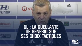 OL : "À l'étranger c'est extraordinaire, pas quand c'est moi", Genesio défend ses choix tactiques