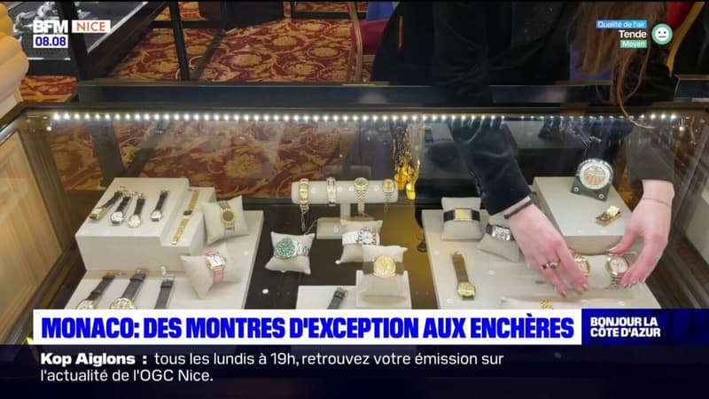 Monaco: des montres d'exception aux enchères