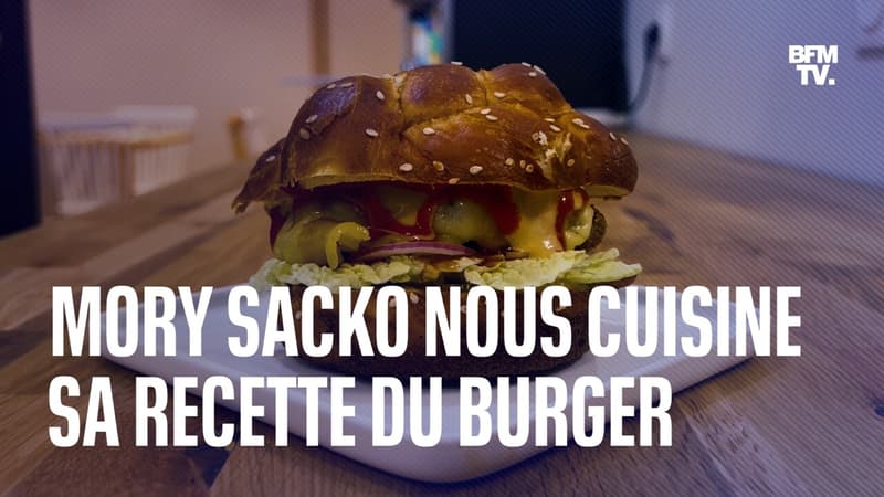 Le burger du chef étoilé Mory Sacko