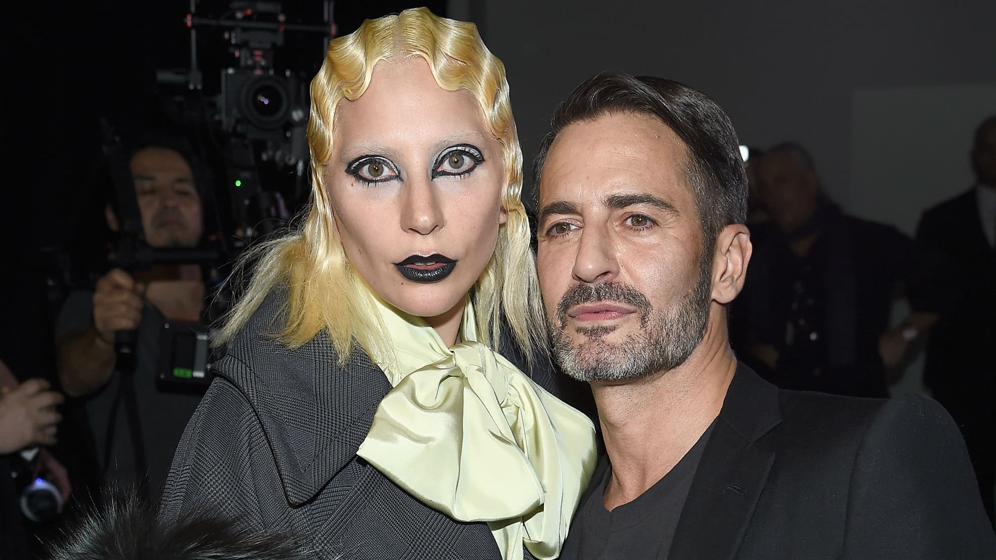 Lady Gaga et Marc Jacobs après le défilé à la Fashion Week à New York le 18 février 2016 Lady Gaga et Marc Jacobs après le défilé à la Fashion Week à New York le 18 février 2016