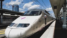 Un TGV de la Renfe.