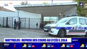 Nord: reprise des cours au lycée Emile-Zola de Wattrelos, où un élève a été poignardé ce mardi