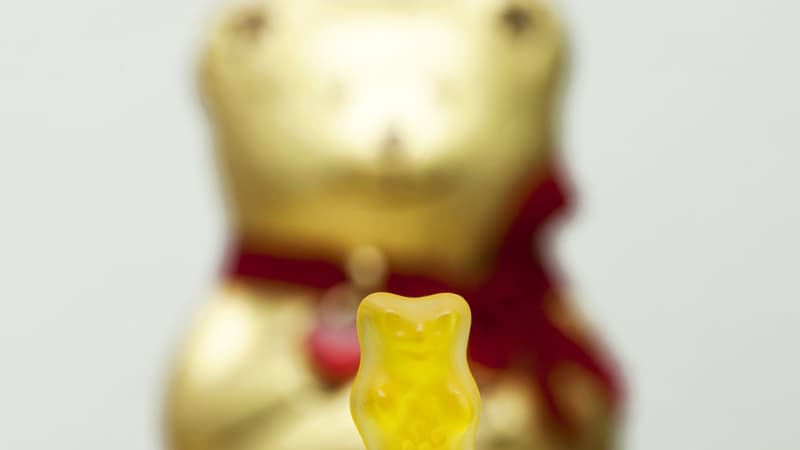 Selon Haribo, les consommateurs peuvent confondre l'ours "Teddy" de Lindt et avec son bonbon gélifié Goldar.