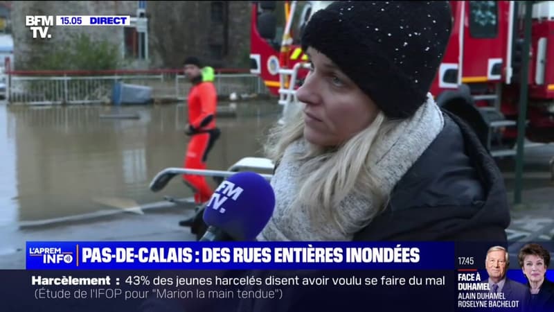 Pas-de-Calais: à Saint-Léonard, les habitants sont sidérés face aux inondations
