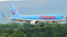 Un avion de la compagnie britannique Thomson.