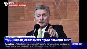 Livraison de chars à l'Ukraine: pour le porte-parole du Kremlin, les pays occidentaux "ne sont pas en mesure de changer la situation"