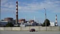 Vue de la centrale nucléaire de Zaporijia, en Ukraine. 