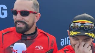 Djisli et Maxime Biaggi au GP Explorer 3, le 4 octobre 2025 au Mans