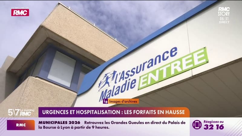 Urgences et hospitalisation : les forfaits en hausse