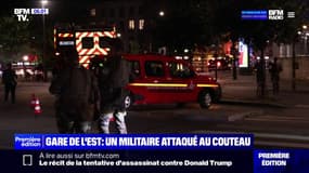 Profil du suspect, enquête: ce que l'on sait sur l'attaque au couteau d'un militaire à la gare de l'Est ce lundi