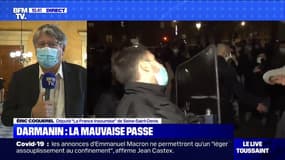 Migrants évacués à Paris: Eric Coquerel raconte "une première charge très violente alors que tout le monde était pacifique"