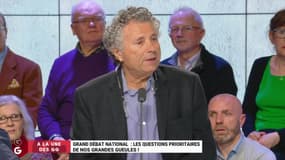 "Dans le Grand débat, j’aimerais parler de ce dont on ne veut pas parler…à savoir la question de l’immigration !"
