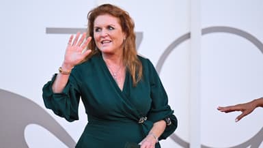 Sarah Ferguson à la Mostra de Venise en septembre 2022.