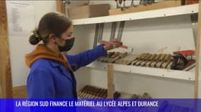 La Région Sud finance le matériel au Lycée Alpes et Durance