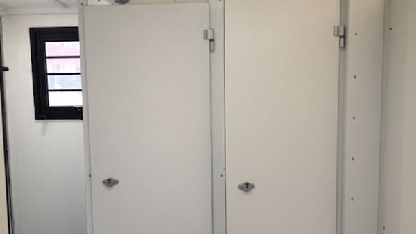 Les vestiaires 