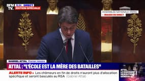 Gabriel Attal annonce que "l'État financera l'accompagnement des enfants en situation de handicap sur le temps du déjeuner" 