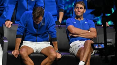 Roger Federer et Rafael Nadal à la Laver Cup