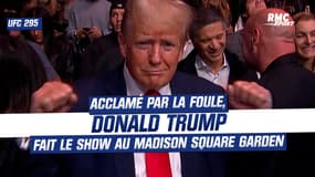 UFC 295 : Acclamé par la foule, Trump fait le show au Madison Square Garden