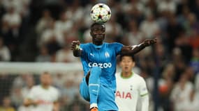 Eric Bailly avec l'OM face à Tottenham le 7 septembre 2022.