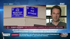 "Dans certains appartements de Marseille, les murs bougent: des insectes grouillent" dénonce Florent Houdmon de la fondation Abbé Pierre 