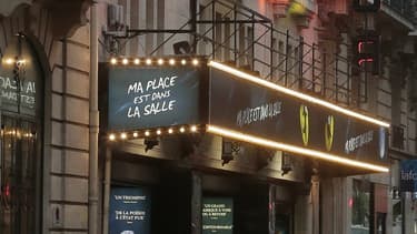 Le théâtre Mogador, le 18 décembre 2015