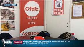 Retraites: à Marseille, les militants CFDT sont très remontés pour la mobilisation de mardi