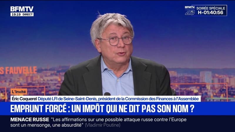Budget: Éric Coquerel (LFI) "a peur" de l'utilisation du 49.3 pour faire adopter le texte