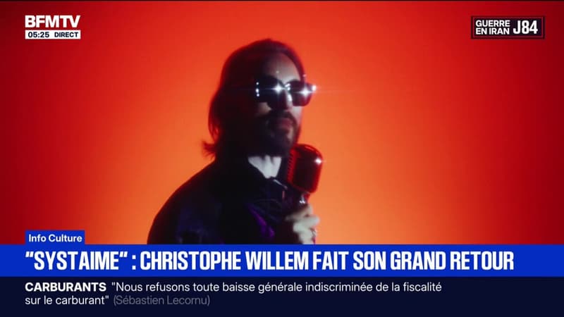 Algorithmes, réseaux sociaux, likes: Christophe Willem lutte contre le "Systaime" dans un nouveau single