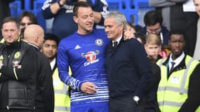 John Terry et Jose Mourinho