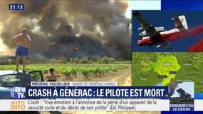 Crash d'un bombardier d'eau: pour le maire de Générac, "on a perdu un homme courageux, c'est ça le plus dramatique"