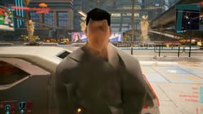 Capture d'écran publiée par un joueur de Cyberpunk 2077 sur PlayStation 4