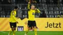 Erling Haaland célèbre avec Dortmund