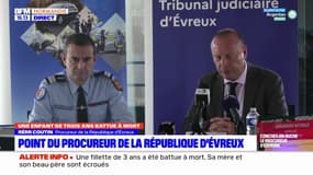 Fillette battue à mort dans l'Eure: le compagnon de sa mère "reconnaît" avoir frappé Lisa le soir de sa mort