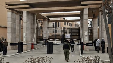 L'entrée de l'hôtel Serena de Kaboul, le 15 janvier 2008.