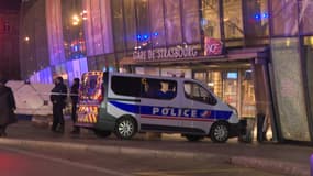 La gare de Strasbourg après une collision entre deux trams le 11 janvier 2025.