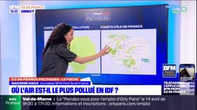 Où l'air est-il le plus pollué en Île-de-France? 